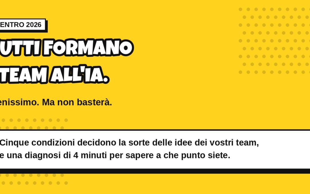 Banner: tutti formano i team all'IA, benissimo ma non basterà